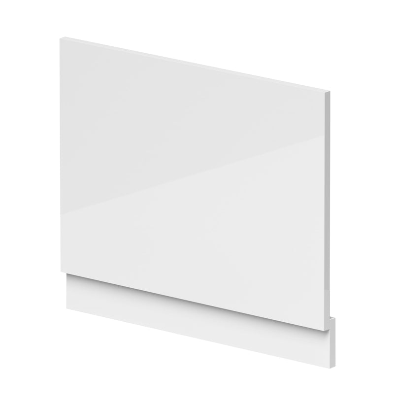 Waterproof Gloss White Bath End Panel - 700mm