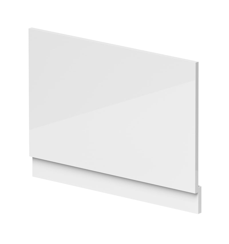 Waterproof Gloss White Bath End Panel - 800mm