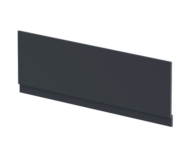 1700mm Bath Front Panel - Satin Soft Black