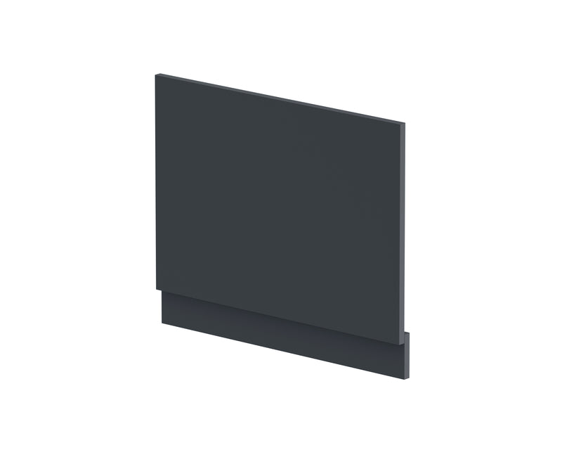 700mm Bath End Panel - Satin Soft Black