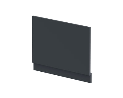 750mm Bath End Panel - Satin Soft Black