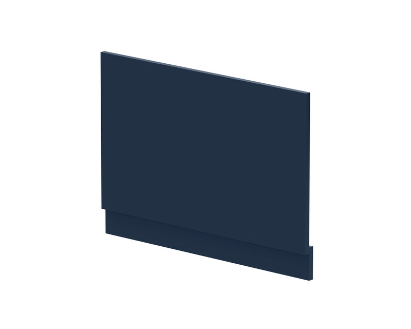 800mm Bath End Panel - Satin Midnight Blue