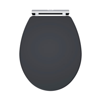 Classique Soft Close Wooden Toilet Seat - Soft Black