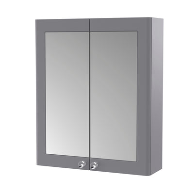 Classique 600mm Mirror Cabinet - Satin Grey