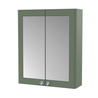 Classique 600mm Mirror Cabinet - Satin Green