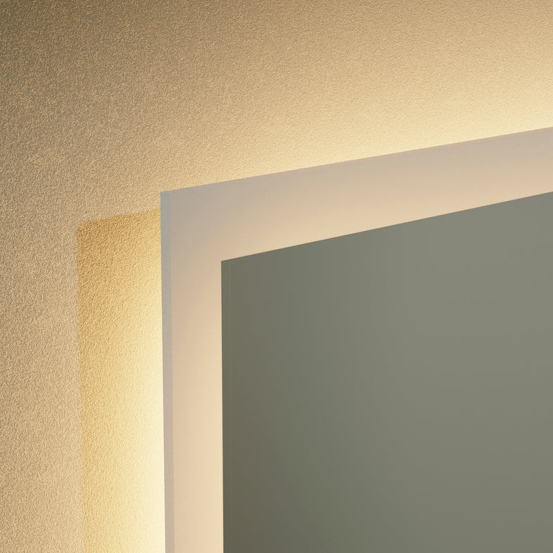 Origins Living Edison LED Illuminated Rectangular Mirror 100 - 1000 x 800mm