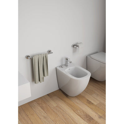 Gedy G Pro Towel Rail 30cm - Brushed Stainless Steel