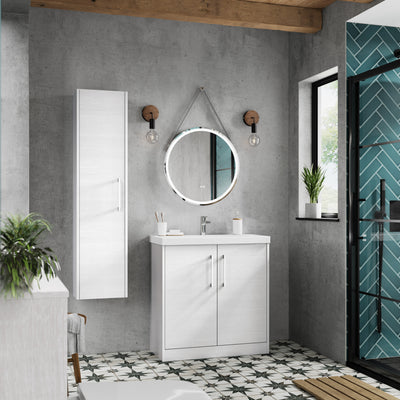 Hudson Reed Juno Wall Hung 1200mm Vanity Unit With 2 Drawers & Twin Basin