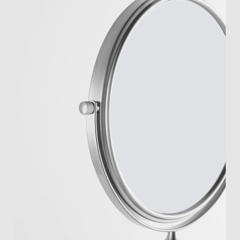 Origins Living Taylor Reversible 5X Magnifying Wall Mirror - Brushed Nickel