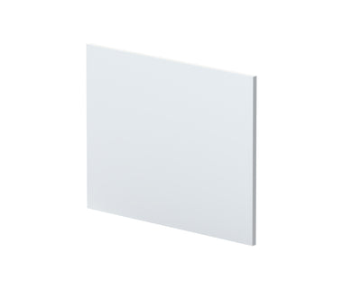 700mm Square Shower Bath End Panel - Satin White