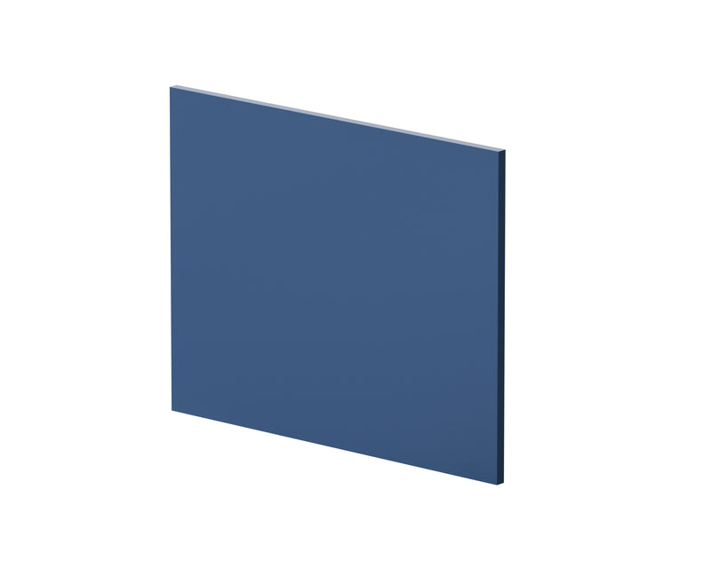 700mm Square Shower Bath End Panel - Satin Blue