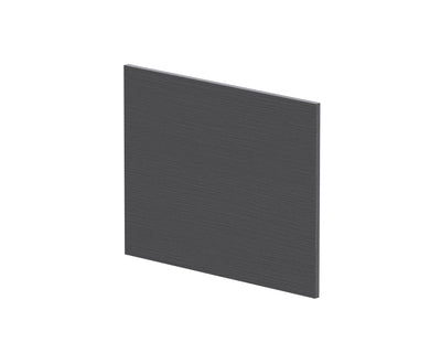 700mm Square Shower Bath End Panel - Graphite Grey