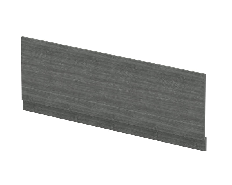 1700mm Bath Front Panel - Anthracite Woodgrain