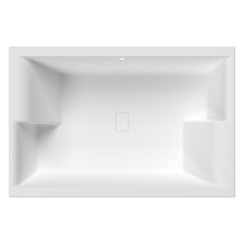 Double Ended Inset Spa Bath - 1800 x 1200mm