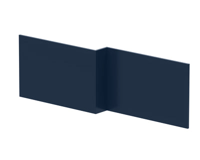 1700mm Square Shower Bath Front Panel - Satin Midnight Blue