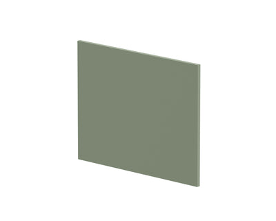 700mm Square Shower Bath End Panel - Satin Green