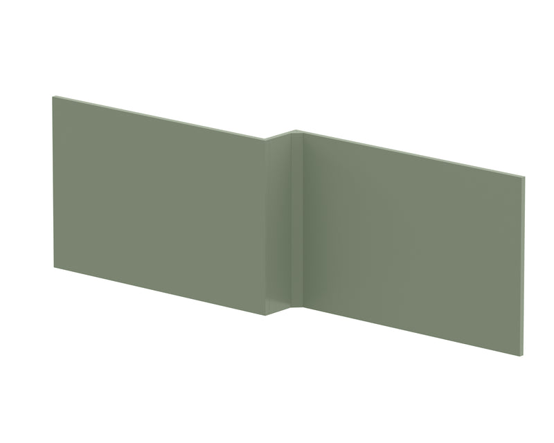 1700mm Square Shower Bath Front Panel - Satin Green