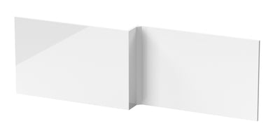 Hudson Reed 1700mm Shower Bath Front Panel - Gloss White