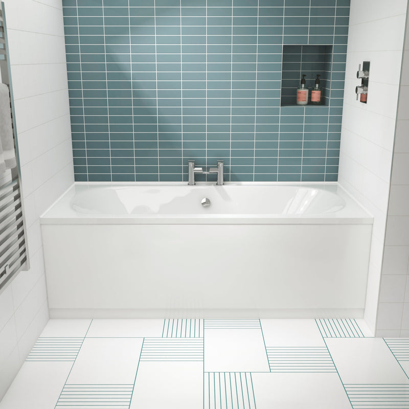 Eternalite Reinforced Round Double Ended Bath - 1700 x 700mm