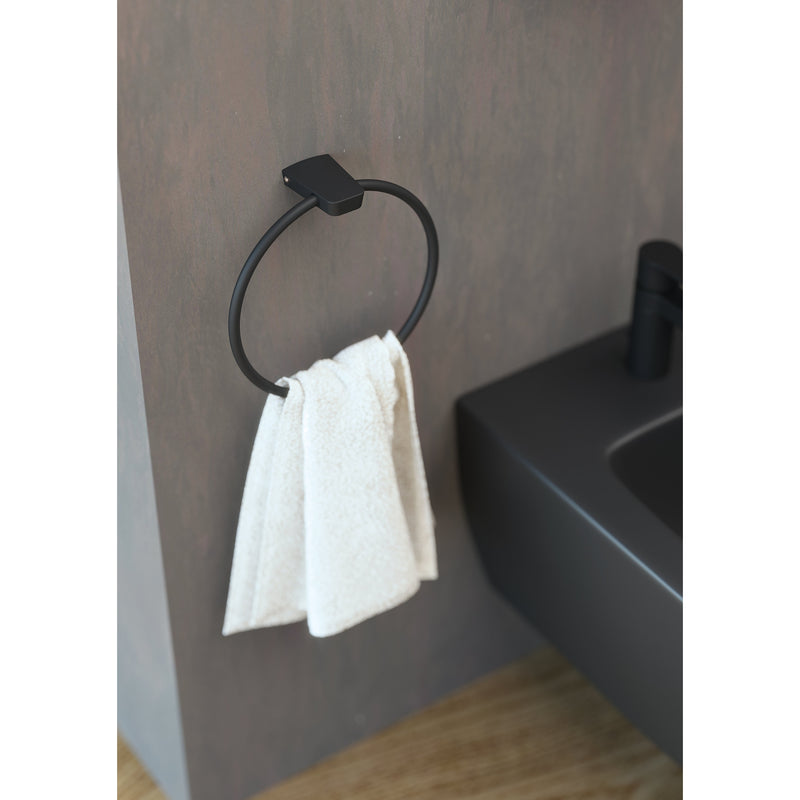 Sonia S6 Open Towel Bar Right - Black