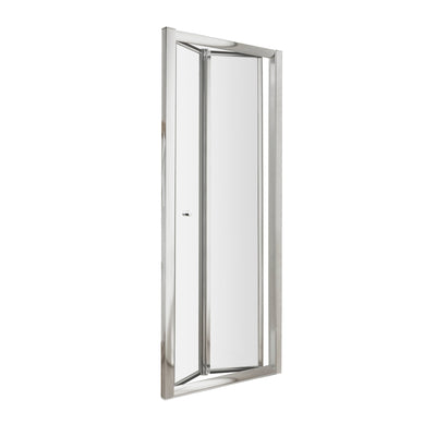 Lisbon 5mm Bi-Fold Shower Door - 1850mm High, Chrome