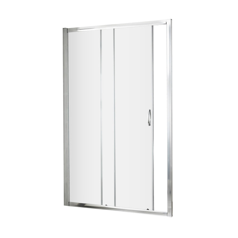 Lisbon 5mm Sliding Shower Door - 1850mm High, Chrome