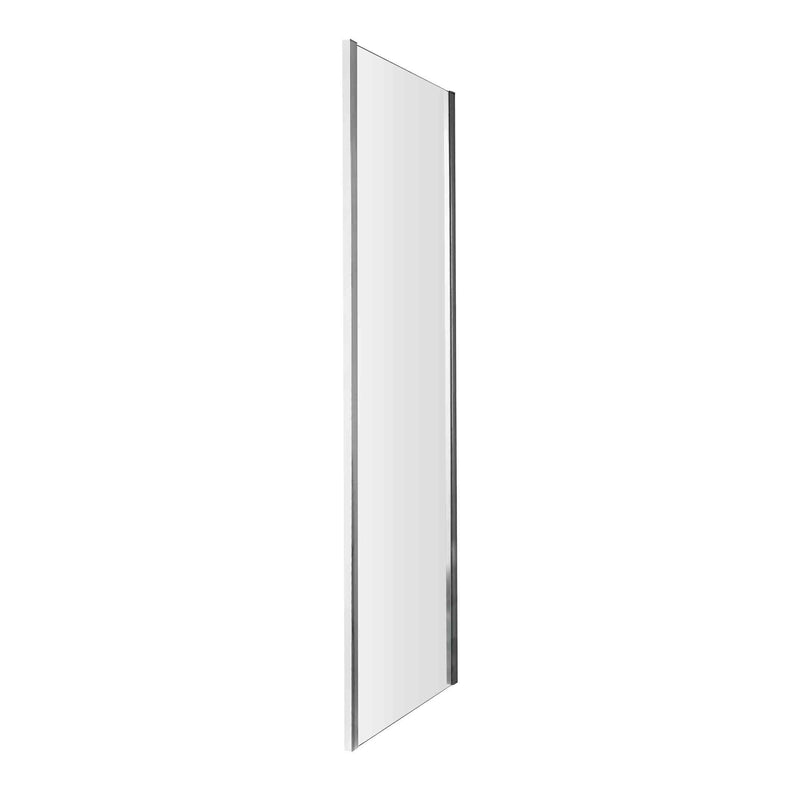 Lisbon 5mm Shower Side Panel - 800mm, 1850mm High, Chrome