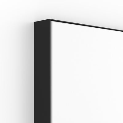 Origins Living Tate Rectangular Mirror 100x70cm - Black
