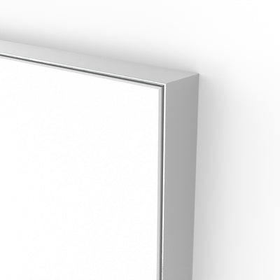 Origins Living Tate Rectangular Mirror 100x70cm - Polished Aluminium