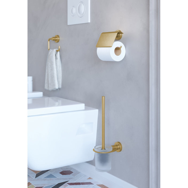 Sonia Tecno Project Towel Ring - Brushed Brass