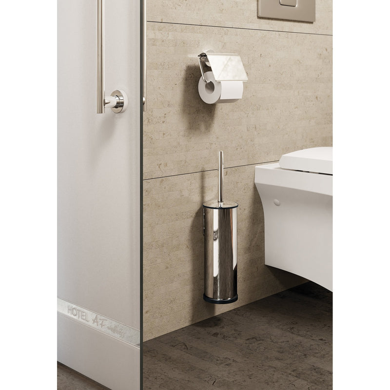 Sonia Tecno Project Toilet Roll Holder with Flap - Chrome