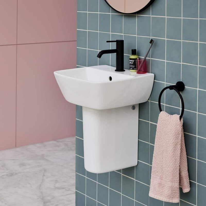 Britton Bathrooms MyHome 500mm Basin With Semi Pedestal