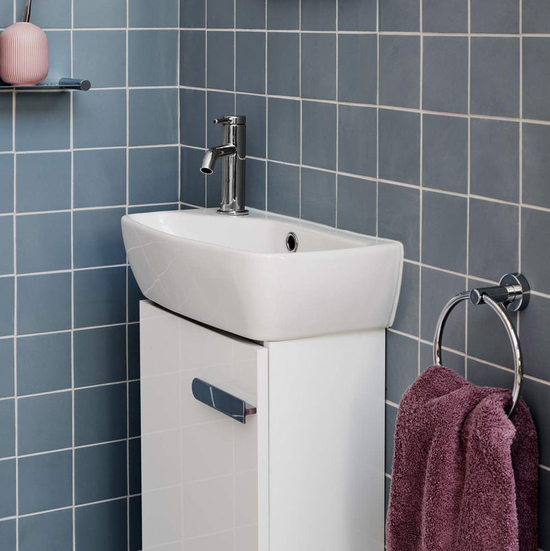 Britton Bathrooms MyHome Floorstanding Vanity Unit & 450mm Cloakroom Basin