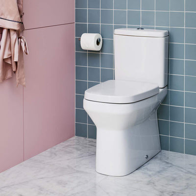 Britton Bathrooms MyHome Close Coupled Back To Wall Toilet & Soft Close Seat