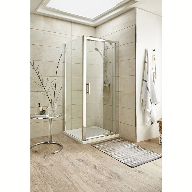 Stone Resin 40mm Square Shower Tray & Waste 800 x 800mm