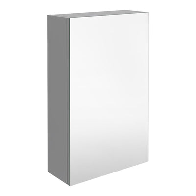 Cape 450mm Mirror Cabinet - Gloss Grey Mist