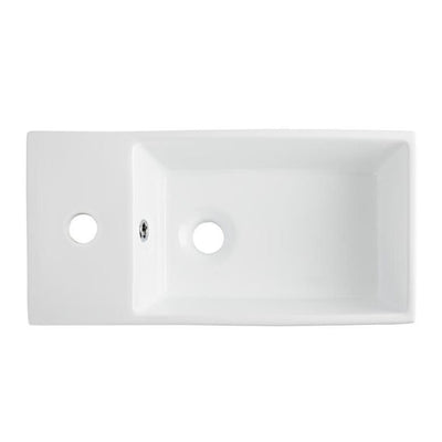 Howden 480mm Cloakroom Floor Standing Vanity Unit & Basin - Gloss White