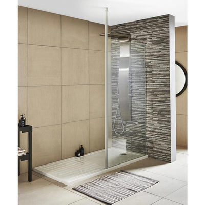 Vista 8mm Wetroom Shower Screen With Ceiling Post