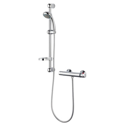 Layla Exposed Thermostatic Bar Valve With Slide Rail Kit