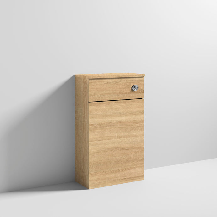 Cape 500mm Toilet Unit - Natural Oak