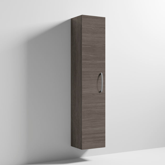 Cape 300mm Tall Unit With 1 Door - Anthracite Woodgrain