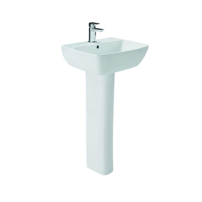 Britton Bathrooms MyHome 550mm Basin With Full Pedestal