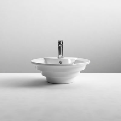 Hudson Reed Round Counter Top Vessel Basin - 460 x 460mm