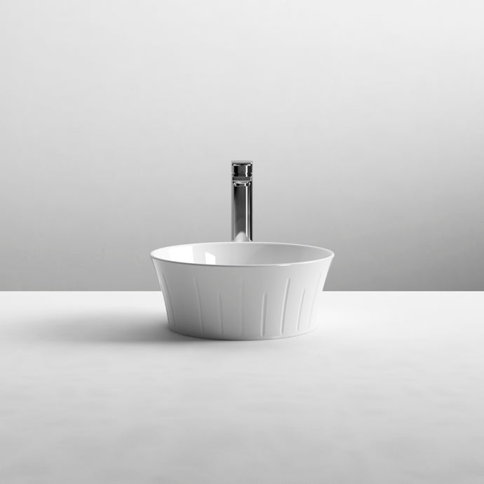 Hudson Reed Round Counter Top Vessel Basin - 360 x 360mm