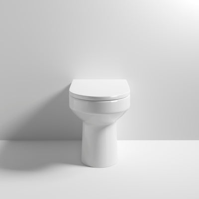 Nuie Harmony Back To Wall Toilet & Soft Close Seat - 520mm Projection