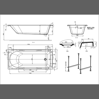 Britton Bathrooms Cleargreen Reuse Round Single Ended Bath