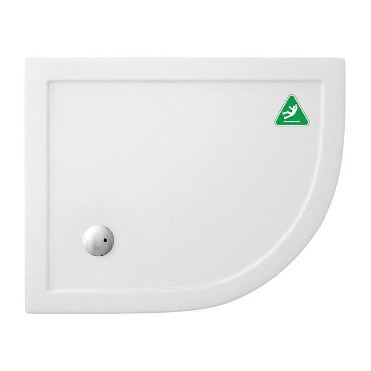 Zamori Anti Slip Offset Quadrant Shower Tray