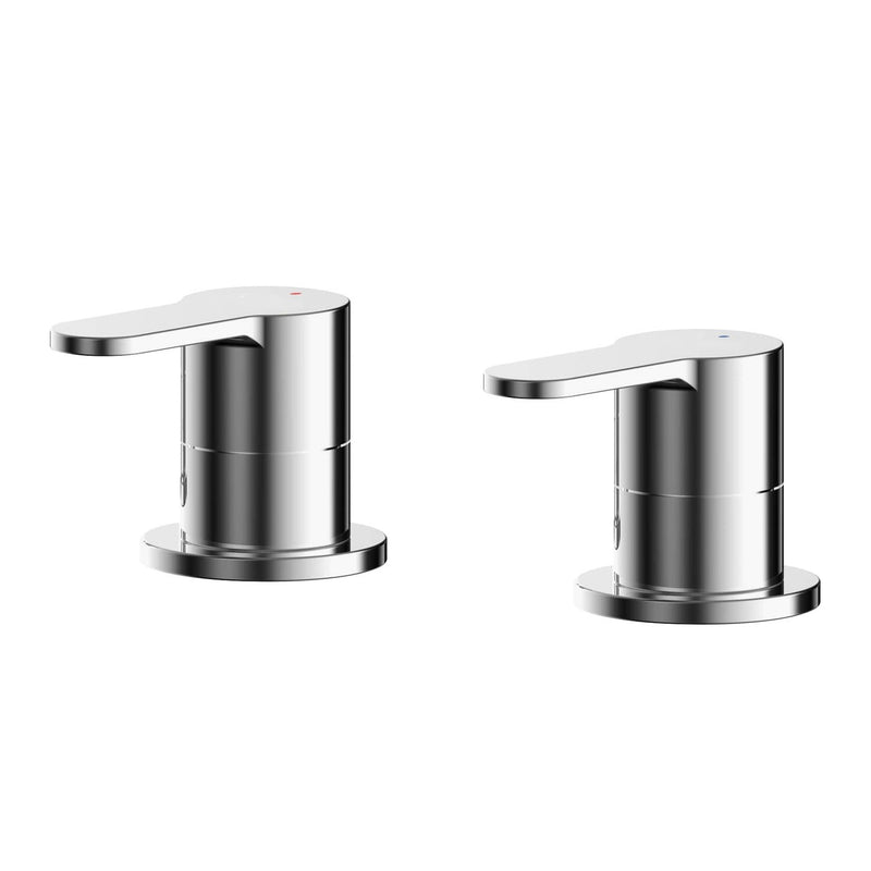 Lana Bath Valves & Overflow Filler Waste Set - Chrome