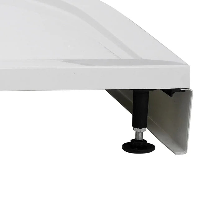 Plum Riser Nuie Easy Plumb Leg & Plinth Riser Set For Shower Trays - Gloss White ...