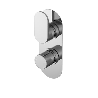 Capri Concealed Thermostatic Bath Shower Set - Chrome